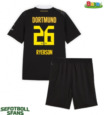 Borussia Dortmund Julian Ryerson #26 Bortaställ Barn 2026-27 Kortärmad (+ Korta byxor)